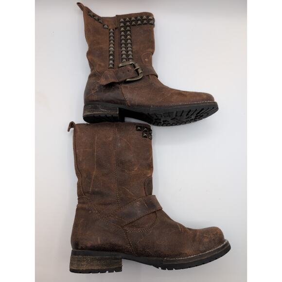 Steve Madden | Studded Moto Boot | Size 37 - Picture 5 of 8
